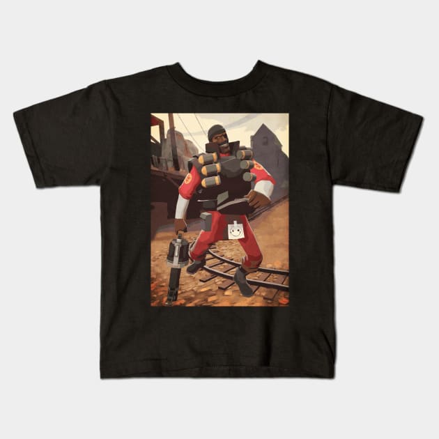 Demoman Kids T-Shirt by Durro